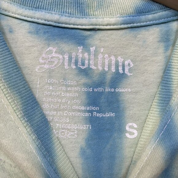 Sublime Swirl tiedye Sun Logo Rock Tee size small - Picture 4 of 6